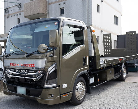 自社積載車で安全搬送